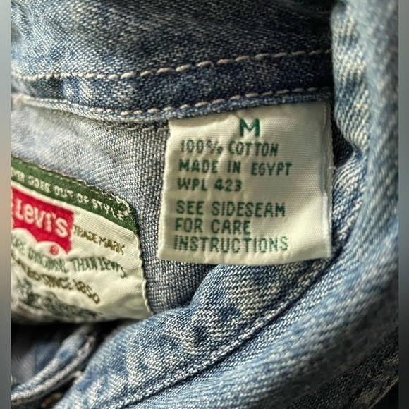Levi's Vintage‎ 1993 Denim Shirt Size M - Picture 3 of 5
